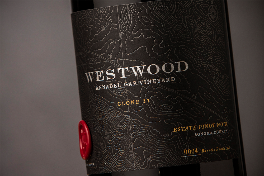 2016 Westwood Pinot Noir, Annadel Gap, Sonoma Valley, Clone 37