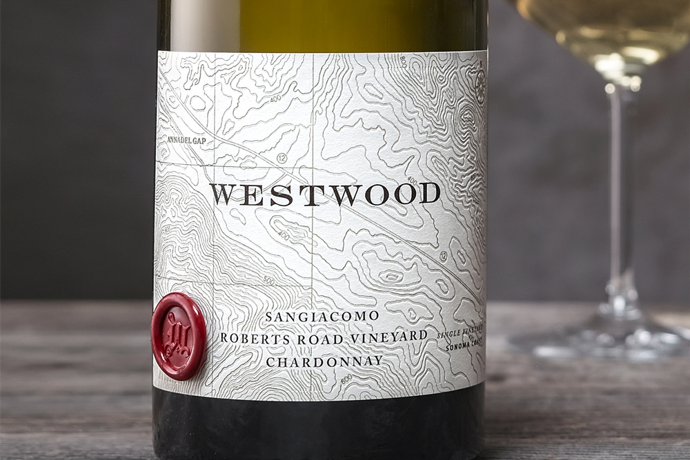 2018 Westwood Chardonnay, Sangiacomo Roberts Road Vineyard, Sonoma Coast