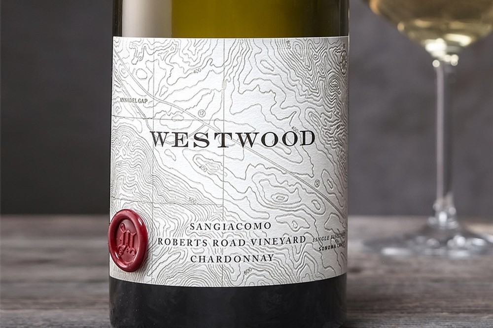 2020 Westwood Chardonnay, Sangiacomo Roberts Road Vineyard, Sonoma Coast